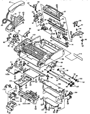 Thermal head section