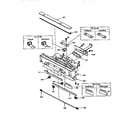Panasonic KX-F1050 ccd unit section diagram