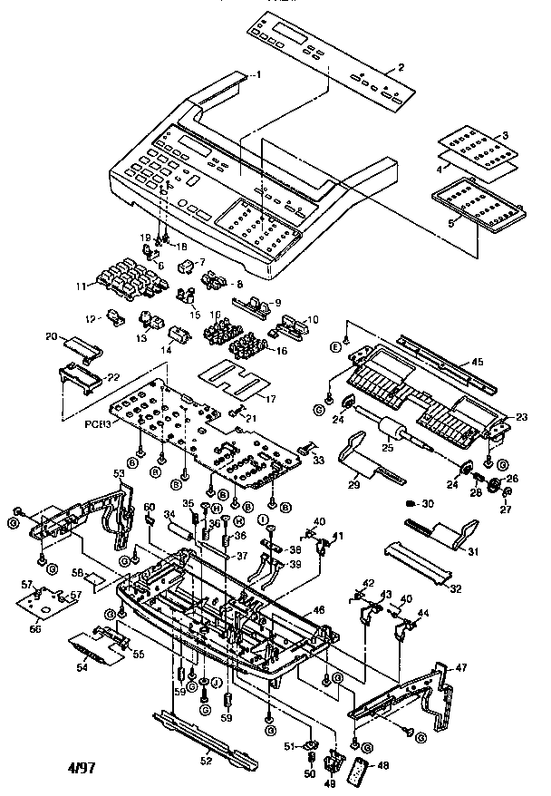 Operation panel section