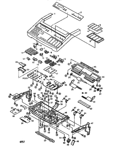 Operation panel section