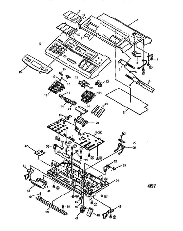 Operation panel section