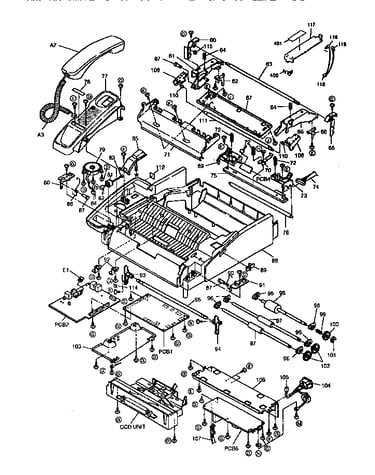 Thermal head section