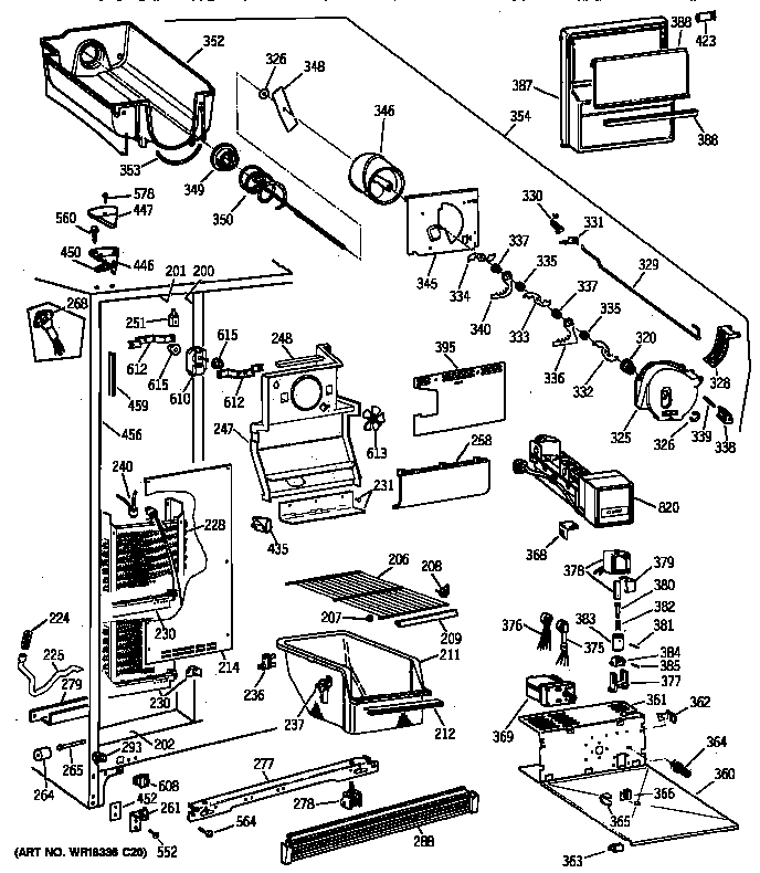 Freezer section