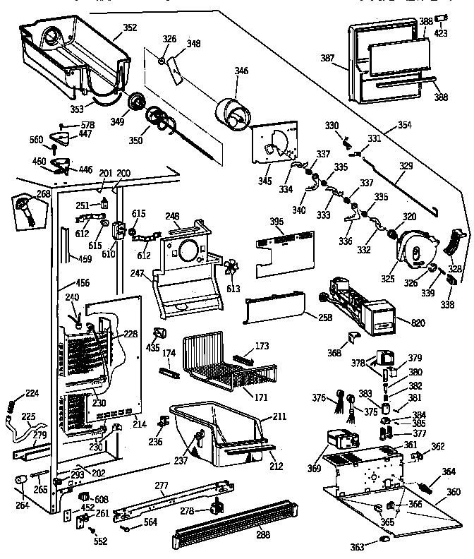 Freezer section