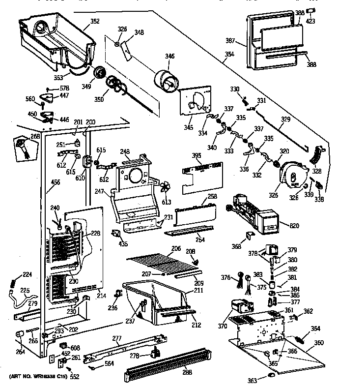 Freezer section
