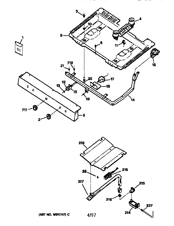 Gas & burner parts