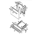 GE JGBS04PEW2AD door & drawer parts diagram
