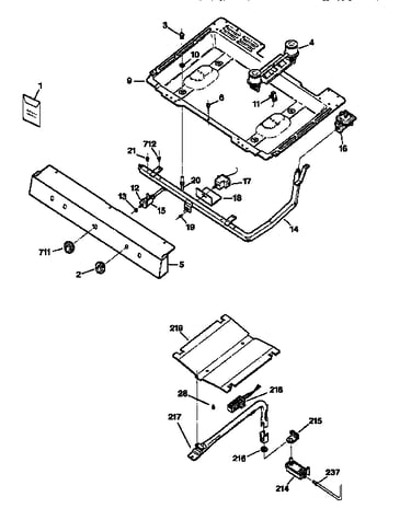 Gas & burner parts