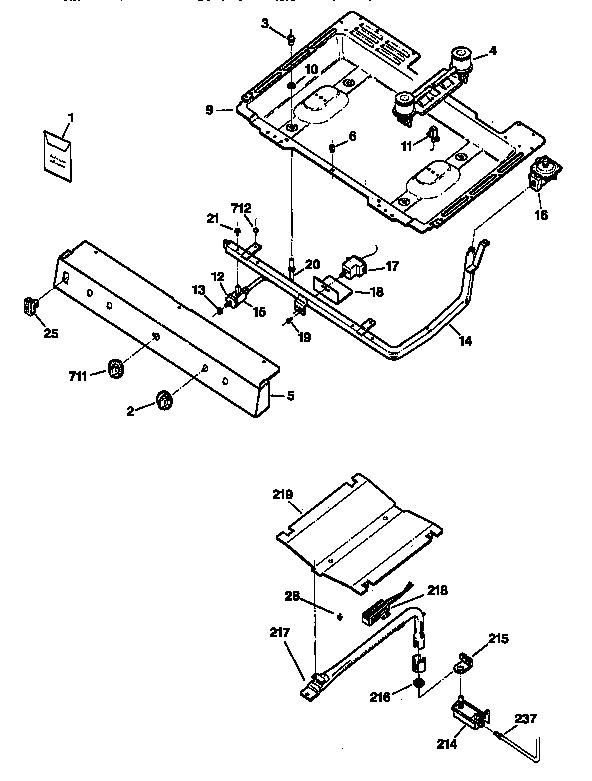 Gas & burner parts