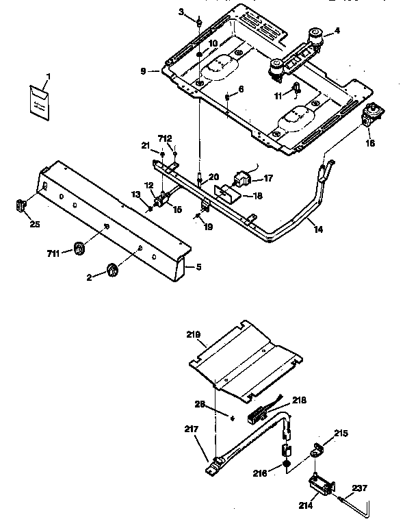 Gas & burner parts