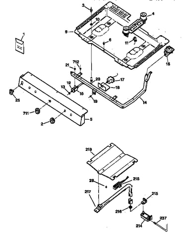 Gas & burner parts