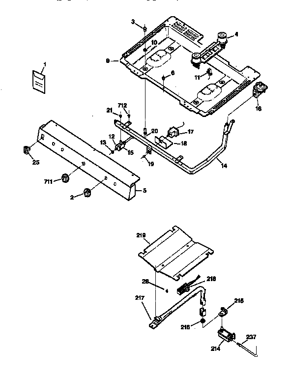 Gas & burner parts