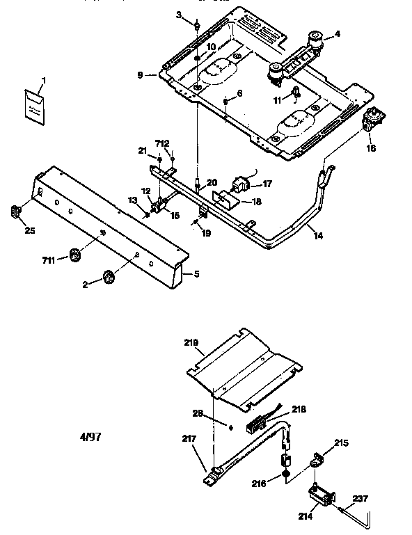 Gas & burner parts