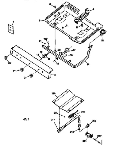 Gas & burner parts
