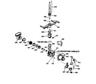 GE GSD1150X70 motor-pump mechanism diagram