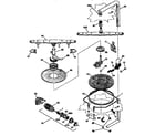 Frigidaire FDB837GFS0 motor and pump diagram