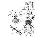 Frigidaire FDB837GFR1 motor and pump diagram