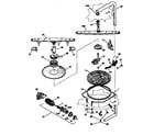 Frigidaire FDB837GFR0 motor and pump diagram