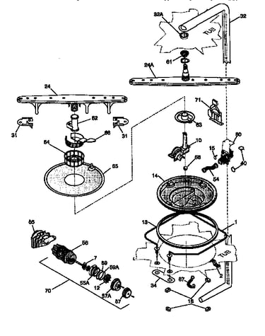Motor and pump