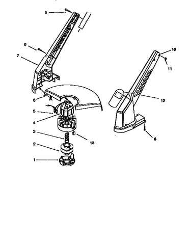 Motor and housing assembly