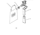 Craftsman 13674036 vacuum tube and bag assembly diagram