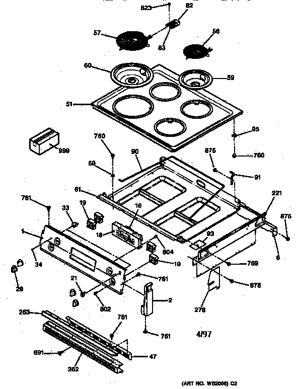 Cooktop & control panel