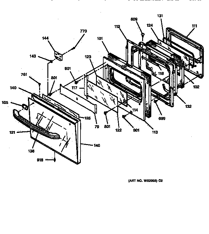 Oven door