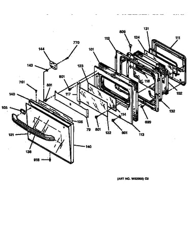 Oven door
