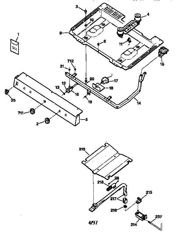 Burner & gas parts