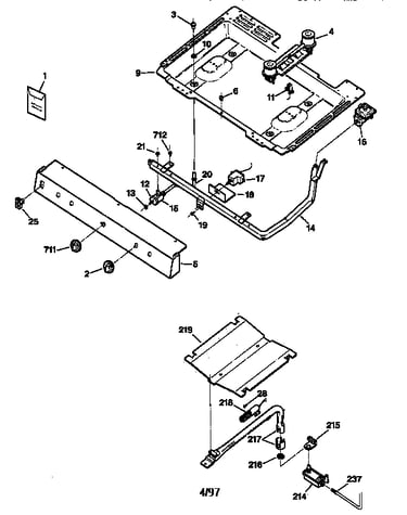 Burner & gas parts