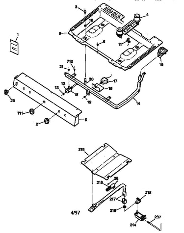Burner & gas parts