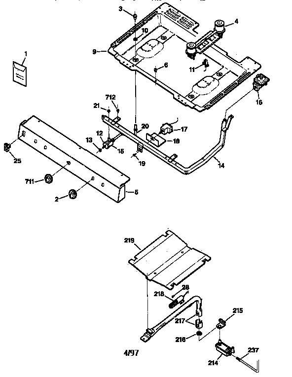 Burner & gas parts