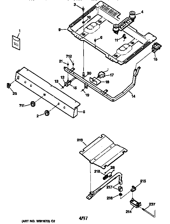 Burner & gas parts