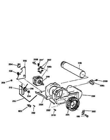Blower & drive assembly