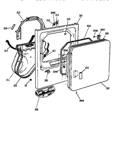 Front panel & door