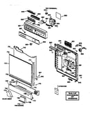 Escutcheon & door assembly