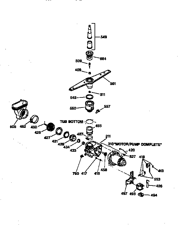 Motor-pump mechanism