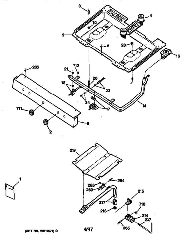 Gas & burner parts