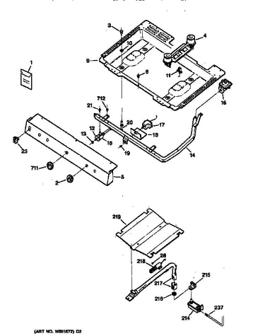 Burner & gas parts