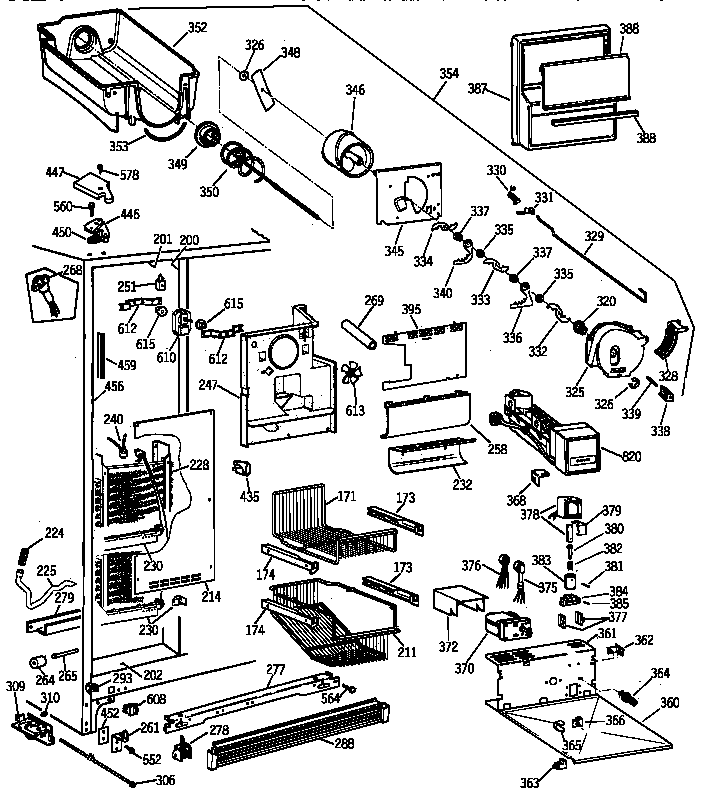 Freezer section