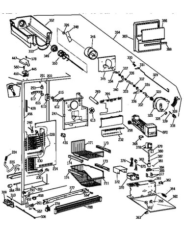 Freezer section
