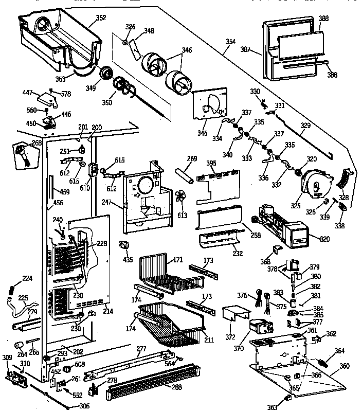 Freezer section