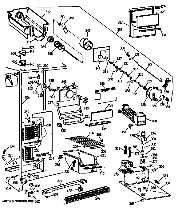 Freezer section