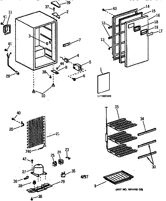 CABINET PARTS