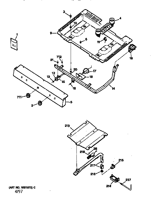 Gas & burner parts