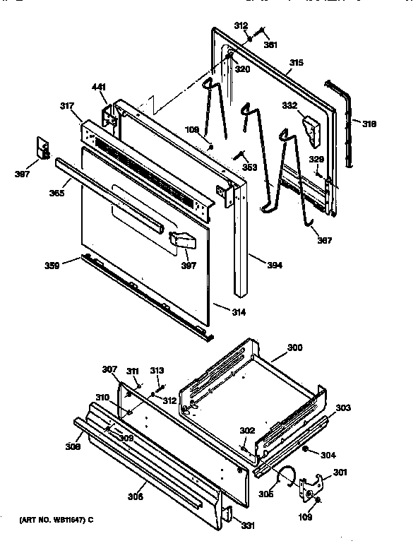 Door & drawer parts
