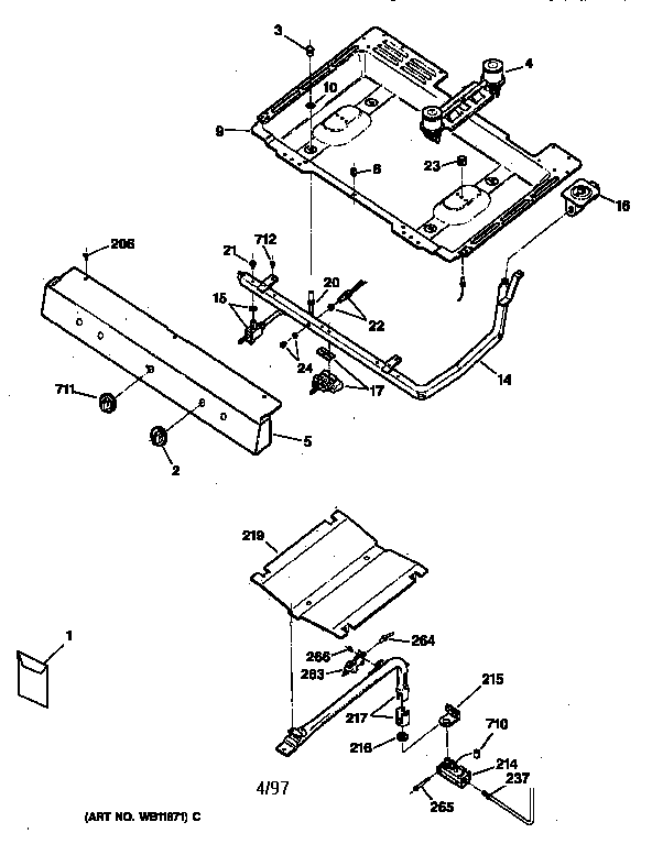 Gas & burner parts