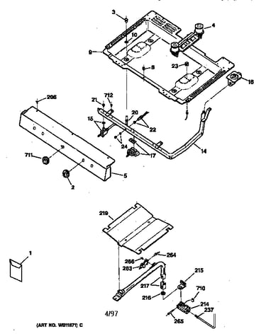Gas & burner parts