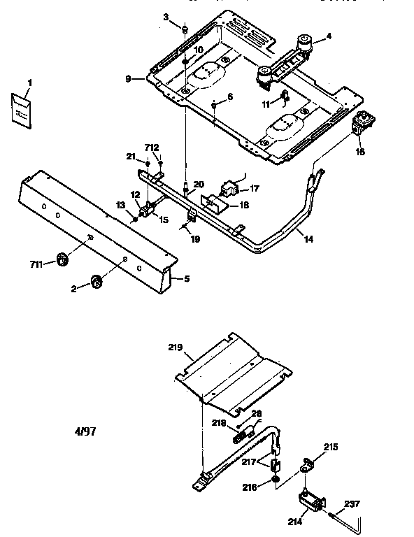 Gas & burner parts