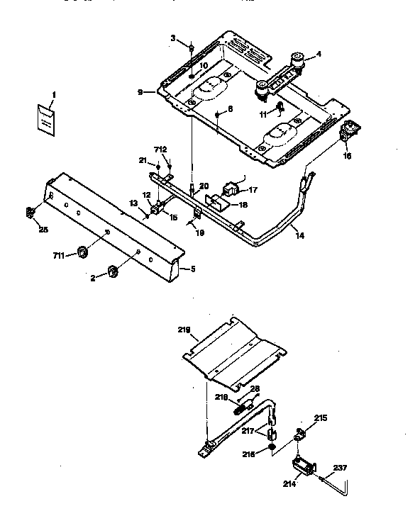 Gas & burner parts